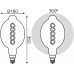 Лампа филам. Gauss Filament Vintage 8Вт цок.:E27 шар 220B 2400K св.свеч.бел.теп. (упак.:1шт) (152802008)