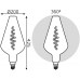 Лампа филам. Gauss Filament Vase 8.5Вт цок.:E27 свеча 220B 1800K св.свеч.бел.теп. (упак.:1шт) (180802005)