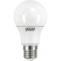 Лампа светодиодная Gauss Elementary 7Вт цок.:E27 груша 220B 3000K св.свеч.бел.теп. A60 (упак.:10шт) (23217A)