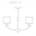 Люстра Hiper Andrea H025-3 потолоч. золотистый/хром Люстра Hiper Andrea H025-3 потолоч. золотистый/хром