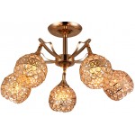 Люстра Hiper Ravenna H101-5 потолоч. золотистый