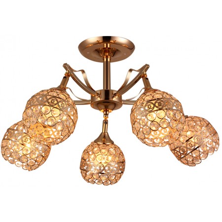 Люстра Hiper Ravenna H101-5 потолоч. золотистый