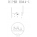 Светильник Hiper Fairytale H044-1 19Вт 4000K цв.св.:белый нейтральный венге