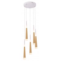 Светильник Hiper Cone H822-3 подвес. 3000K цв.св.:белый теплый белый/золотистый