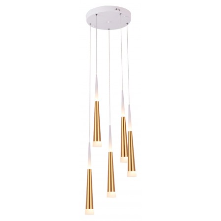 Светильник Hiper Cone H822-3 подвес. 3000K цв.св.:белый теплый белый/золотистый Светильник Hiper Cone H822-3 подвес. 3000K цв.св.:белый теплый белый/золотистый