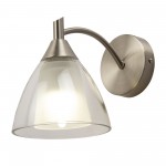 Бра Hiper H231-1 40Вт никелевый/прозрач. Бра Hiper H231-1 40Вт никелевый/прозрач.