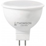 Лампа светодиодная Thomson TH-B2323 8Вт цок.:GU5.3 рефлек. 220B св.свеч.бел.хол. MR16 (упак.:1шт)