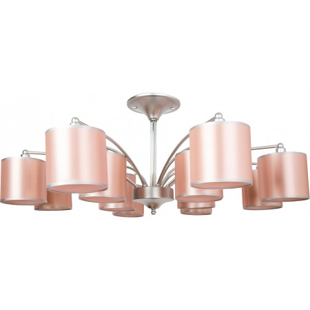 Люстра Hiper Peach H161-0 потолоч. розовый/серебристый