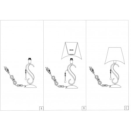 Светильник Hiper Lucy H654-0 настольный на подставке E14 хром/белый 40Вт Светильник Hiper Lucy H654-0 настольный на подставке E14 хром/белый 40Вт
