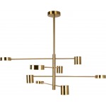 Люстра Hiper Abby H831-1 потолоч. 4000K цв.св.:белый нейтральный золотистый