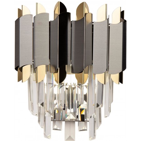 Светильник Hiper Dafna H171-2 потолоч. черный/хром