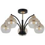 Люстра Hiper Brum H178-5 потолоч. черный