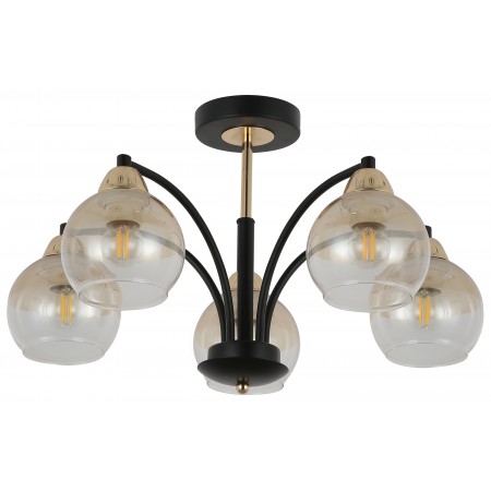 Люстра Hiper Brum H178-5 потолоч. черный Люстра Hiper Brum H178-5 потолоч. черный