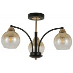 Люстра Hiper Brum H178-3 потолоч. черный