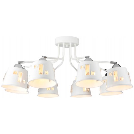 Люстра Hiper Grums H188-8 потолоч. белый