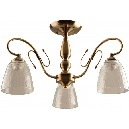 Люстра Hiper Trum H198-3 потолоч. бронза ант./белый