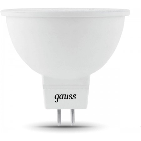 Лампа светодиодная Gauss 201505305 5Вт цок.:GU5.3 рефлек. 12B 6500K св.свеч.бел.хол. (упак.:1шт)