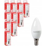 Лампа светодиодная Thomson TH-B2018 10Вт цок.:E14 свеча 220B св.свеч.бел.нейт. Candle (упак.:10шт) (TH-B2018-10)