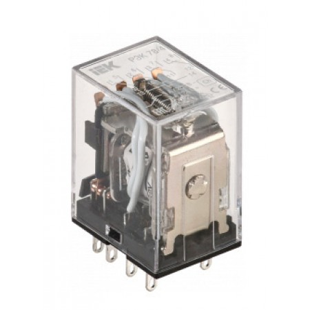 Реле промежуточное IEK РЭК78/4(MY4) 12В (RRP20-4-03-012D)