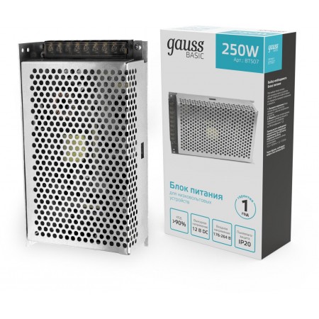 Блок питания Gauss Basic для лен.светод. белый (BT507)