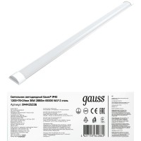 Светильник Gauss 844425336 36Вт 6500K белый