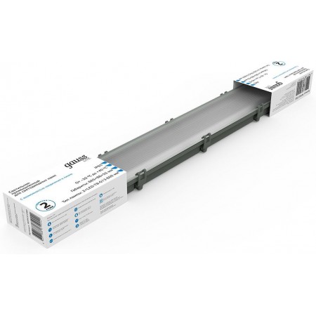 Светильник Gauss Lite СПП-Т8-G13 серый прямоугольный (909437260)