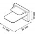 Заглушка Gauss TR115 черный