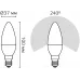 Лампа светодиодная Gauss Basic 1033116T 5.5Вт цок.:E14 свеча 240B 3000K св.свеч.бел.теп. (упак.:3шт)