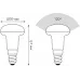 Лампа светодиодная Gauss R39 4Вт цок.:E14 рефлек. 220B св.свеч.бел.теп. (упак.:10шт) (106001104)
