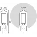 Лампа светодиодная Gauss G4 3.5Вт цок.:G4 капсул. 220B св.свеч.бел.нейт. (упак.:10шт) (107807203)