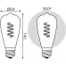 Лампа филам. Gauss Filament ST64 6Вт цок.:E27 эдисон 220B св.свеч.бел.теп. (упак.:10шт) (157802006)