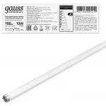 Лампа светодиодная Gauss Elementary T8 10Вт цок.:G13 трубка 220B св.свеч.бел.нейт. (упак.:10шт) (93020)