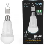 Лампа светодиодная Gauss 102002212 12Вт цок.:E27 груша 220B св.свеч.бел.нейт. (упак.:10шт)