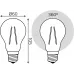Лампа светодиодная Gauss Filament 102902212 12Вт цок.:E27 груша 185B св.свеч.бел.нейт. грушевидная (упак.:10шт)