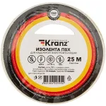 Изолента Kranz KR-09-2101 ш.15мм 25м белый