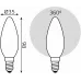 Лампа светодиодная Gauss Filament 103201209-D 9Вт цок.:E14 свеча 220B св.свеч.бел.нейт. (упак.:10шт)