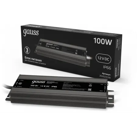 Блок питания Gauss для лен.светод. (202023100) Блок питания Gauss для лен.светод. (202023100)