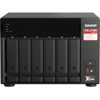 Сетевое хранилище NAS Qnap TS-673A-8G 6-bay настольный Ryzen V1500B