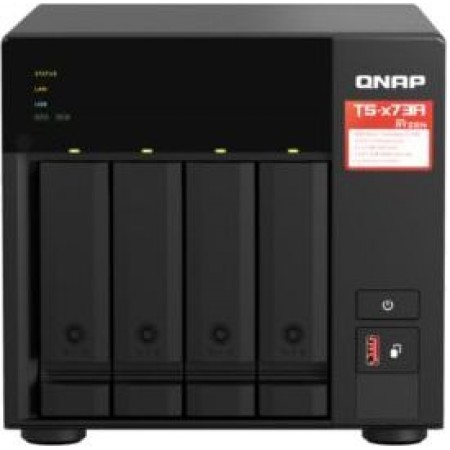 Сетевое хранилище NAS Qnap TS-473A-8G 4-bay настольный Ryzen V1500B