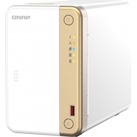 Сетевое хранилище NAS Qnap Original TS-262-4G 2-bay настольный Celeron N4505