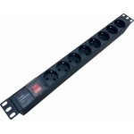 Блок распределения питания NTSS NTSS-PDU-DA1015 гор.размещ. 8xSchuko базовые 10A C14