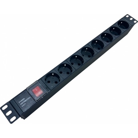 Блок распределения питания NTSS NTSS-PDU-DA1015 гор.размещ. 8xSchuko базовые 10A C14