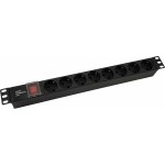 Блок распределения питания NTSS NTSS-PDU-DA1016 гор.размещ. 8xSchuko базовые 10A C14