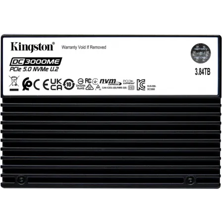 Накопитель SSD Kingston PCIe 5.0 x4 3.84TB SEDC3000ME/3T8 2.5" 1825 DWPD