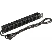 Блок распределения питания Lanmaster NM-PD16A-9XSH-2.0 гор.размещ. 9xSchuko базовые 16A Schuko 2м Блок распределения питания Lanmaster NM-PD16A-9XSH-2.0 гор.размещ. 9xSchuko базовые 16A Schuko 2м