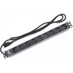 Блок распределения питания Cabeus PDU-9P-2IEC гор.размещ. 9xSchuko 10A C14 2м Блок распределения питания Cabeus PDU-9P-2IEC гор.размещ. 9xSchuko 10A C14 2м