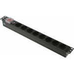 Блок распределения питания Lanmaster TWT-PDU19-10A8P гор.размещ. 8xSchuko базовые 10A