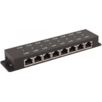 Удлинитель PoE Osnovo Midspan-8/P 10/100BASE-T 30Вт