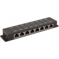 Удлинитель PoE Osnovo Midspan-8/P 10/100BASE-T 30Вт