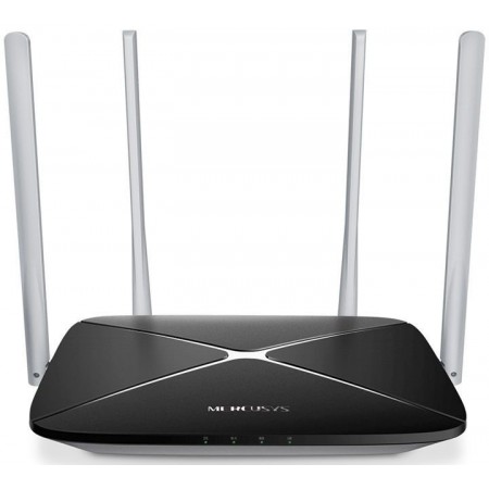 Роутер беспроводной Mercusys AC12 AC1200 10/100BASE-TX черный